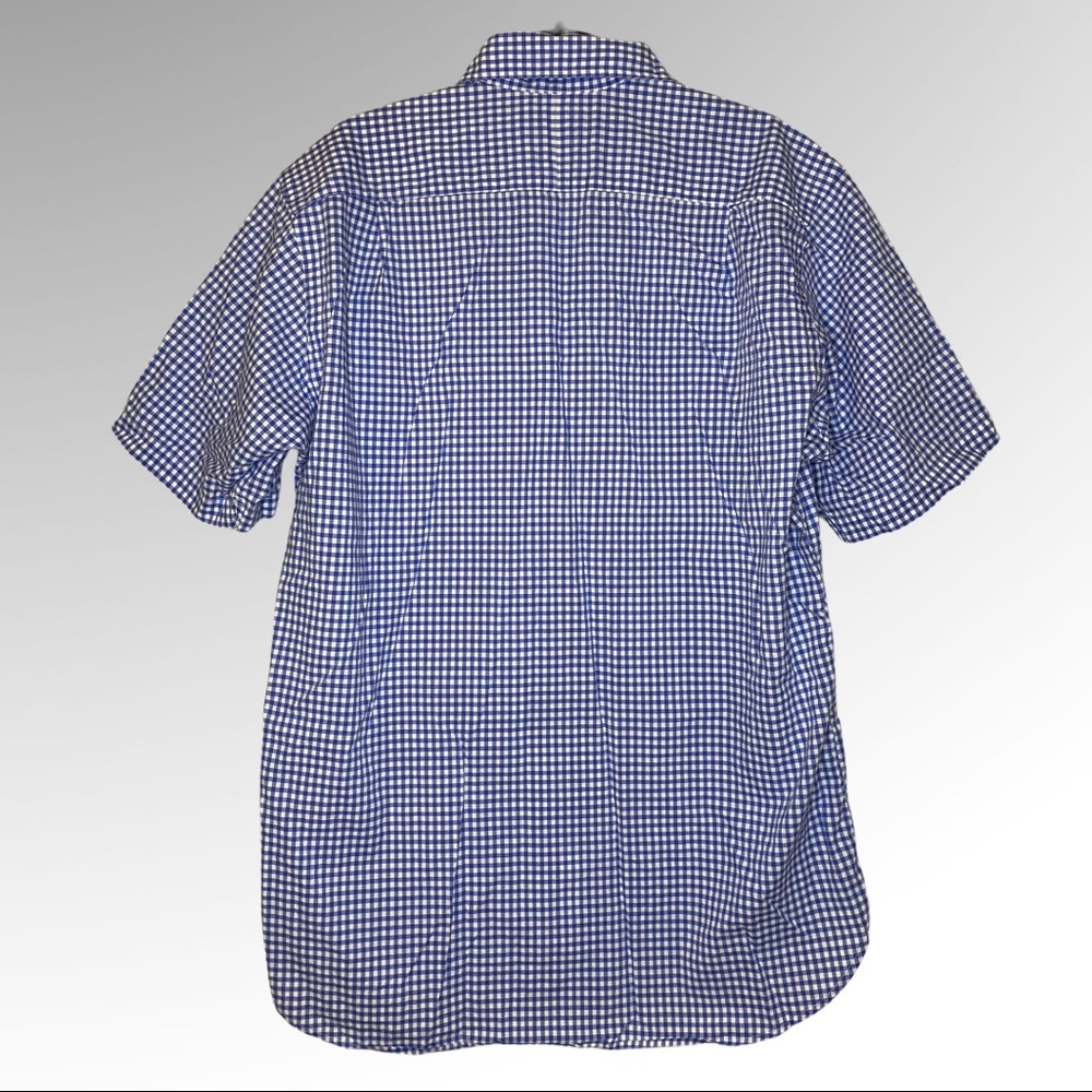 Lochlane gingham men’s 100% cotton shirt Sz M - Picture 2 of 4